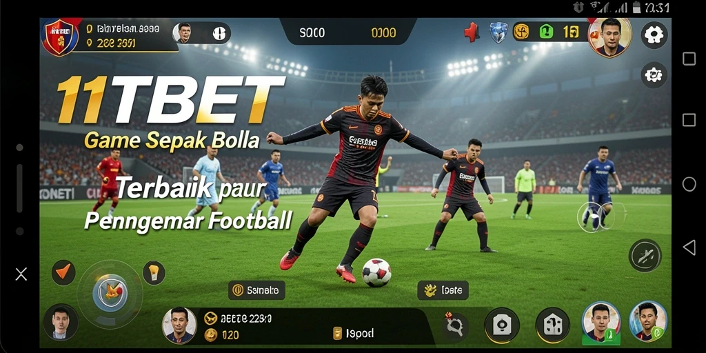 Tampilan menarik gameplay sepak bola di 11TBET.