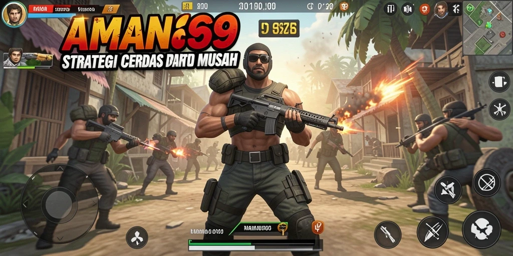Screenshot gameplay AMAN69 memperlihatkan aksi strategi yang seru.