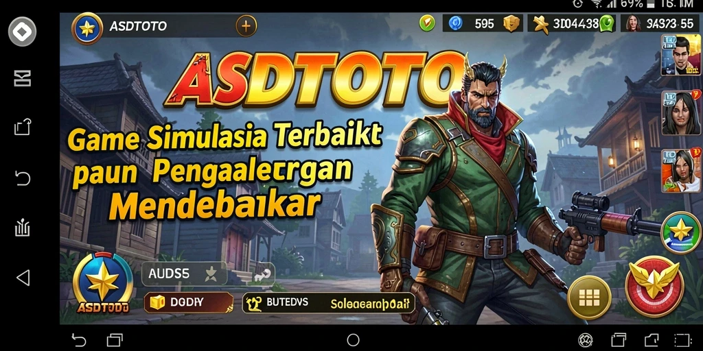 Tampilan utama gameplay dari ASDTOTO dengan simulasi yang menarik.