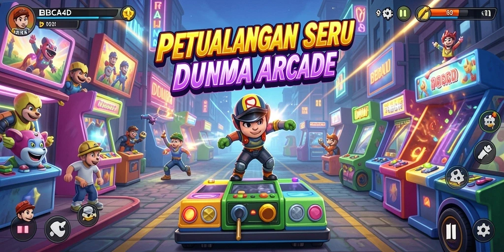 Tampilan gameplay menarik dari BBCA4D dengan karakter dan level yang menantang.