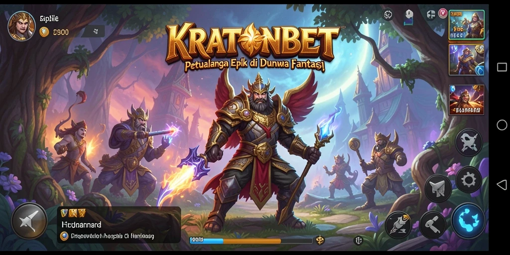 Tangkapan layar gameplay KRATONBET menampilkan petualangan seru dan grafis yang menakjubkan.