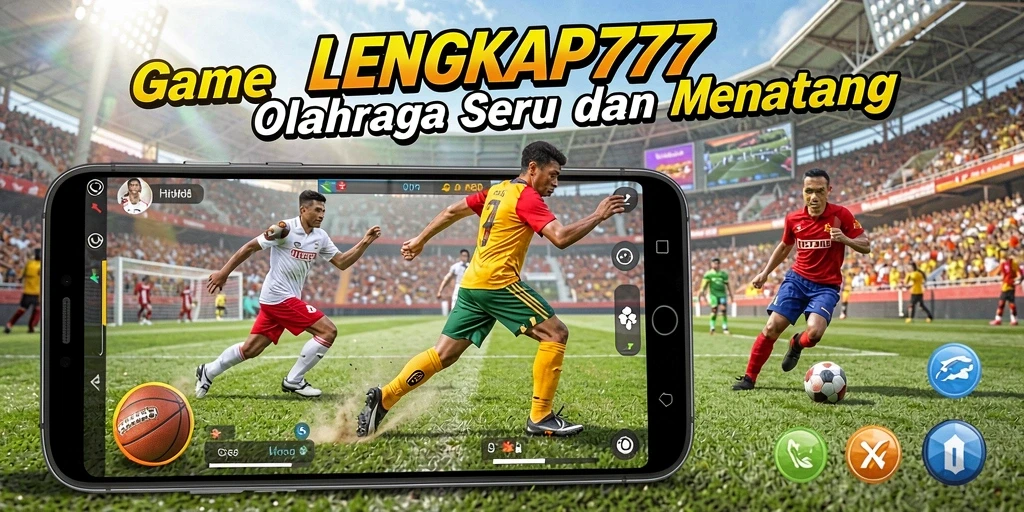Tampilan gameplay seru olahraga di LENGKAP777.