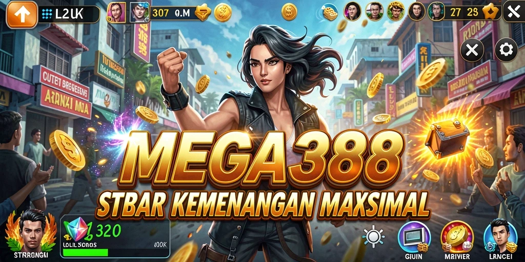 Tangkapan layar <strong>MEGA388</strong> menampilkan aksi strategi yang mendebarkan.