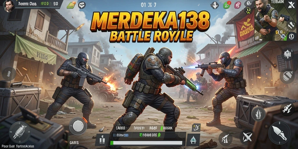 Tampilan seru gameplay perang di <strong>MERDEKA138</strong> yang mendebarkan.