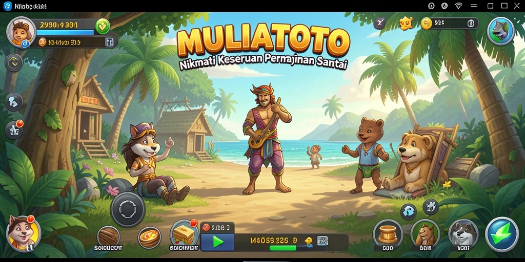 Tampilan gameplay seru dan menarik dari MULIATOTO.