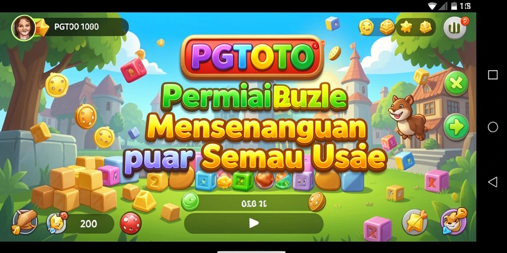 Tampilan gameplay PGTOTO dengan tantangan Puzzle yang menarik.