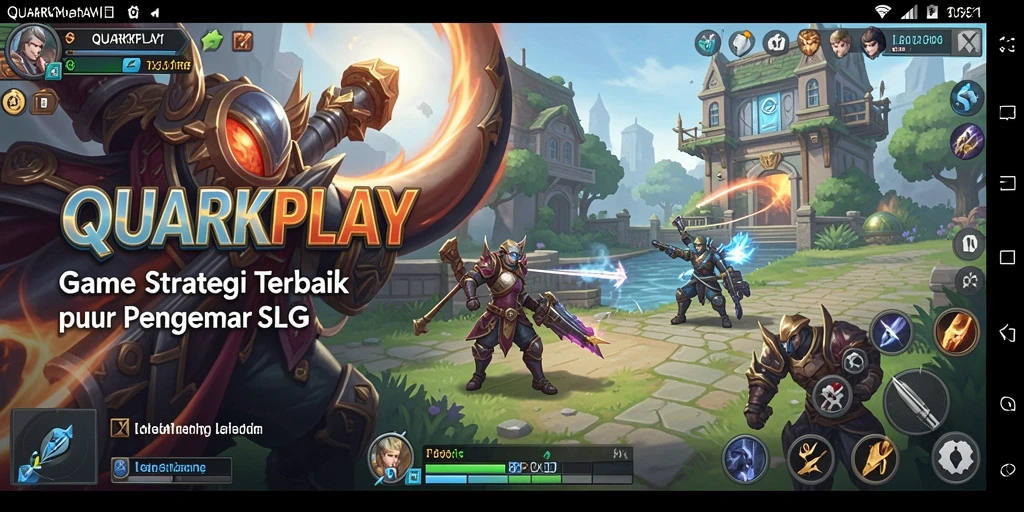 Tampilan menarik dari aksi permainan SLG yang seru.