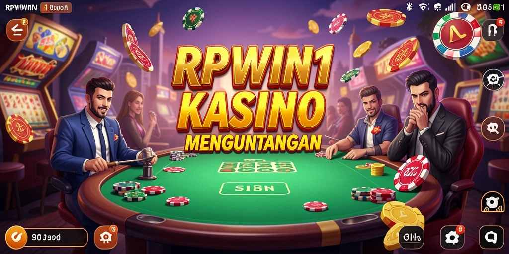 Tampilan gameplay kasino yang menarik dan penuh warna di RPWIN1.