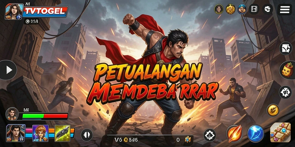 Tangkapan layar gameplay TVTOGEL yang menunjukkan aksi mendebarkan.