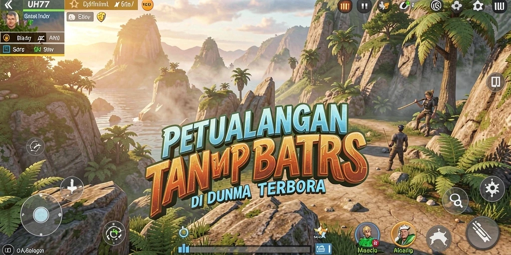 Tampilan gameplay UH77 yang memukau dalam dunia terbuka.