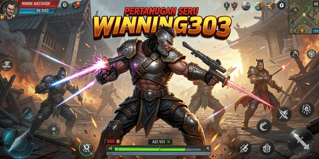 Screenshot menampilkan aksi seru dalam gameplay WINNING303.