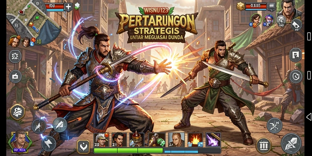 Tampilan gameplay WISNU123 yang seru dengan strategi mendalam.