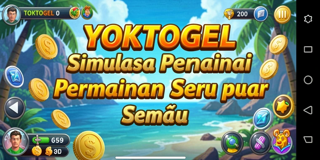 Screenshot utama YOKTOGEL menampilkan gameplay menarik simulation.